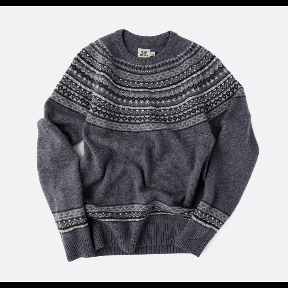 Flint & Tinder Fair Isle Sweater XL. Make an offer!